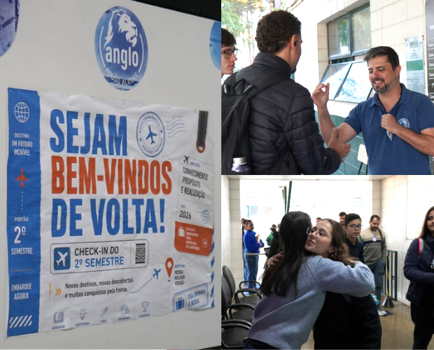 Col�gio Anglo recebe alunos e educadores para segundo semestre de 2026